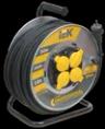 Cable reel UK50 4 sockets 2P+PE/50m KG 3x1,5mm2 IP44 "Professional"0