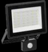 LED floodlight SDO 06-50D black motion sensor IP54 6500K IEK0