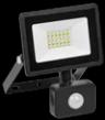 LED floodlight SDO 06-30D black motion sensor IP54 6500K IEK0